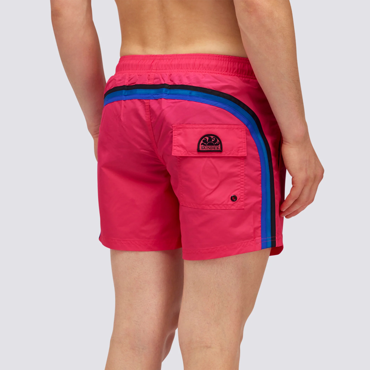 Sundek Costume Corto Iconic Dark Rainbow Flamingo - 1 Sundek Costume Corto Iconic Dark Rainbow Flamingo - 1