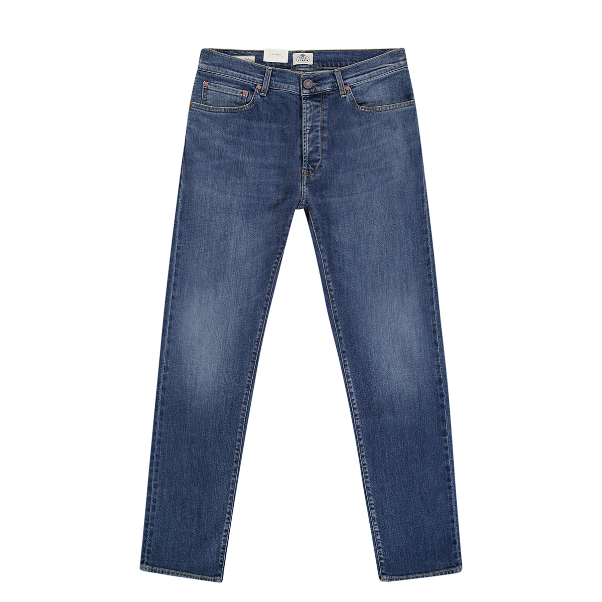 Tela Genova Jeans Italo 5 tasche Blue - 1 Tela Genova Jeans Italo 5 tasche Blue - 1
