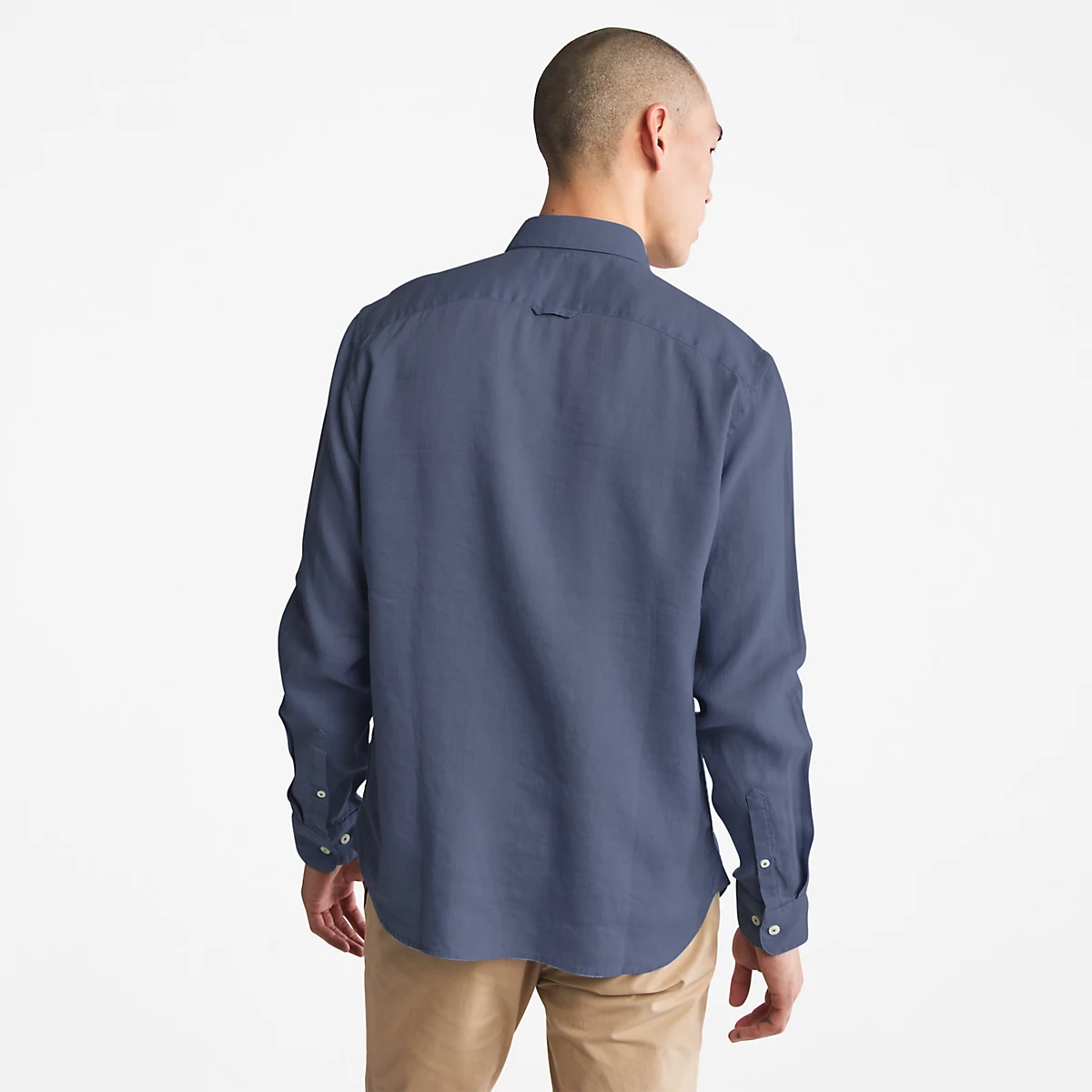 Timberland Camicia in lino Mill Brook Dark Denim - 3