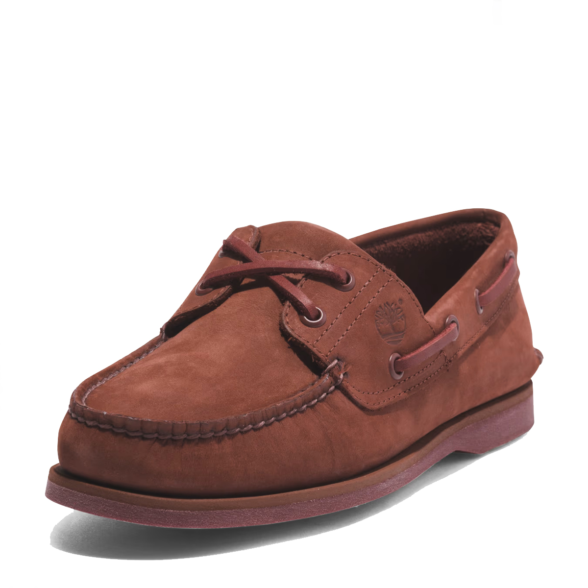 Timberland Scarpa Classic Boat Dark Red Nubuck - 8 Timberland Scarpa Classic Boat Dark Red Nubuck - 8