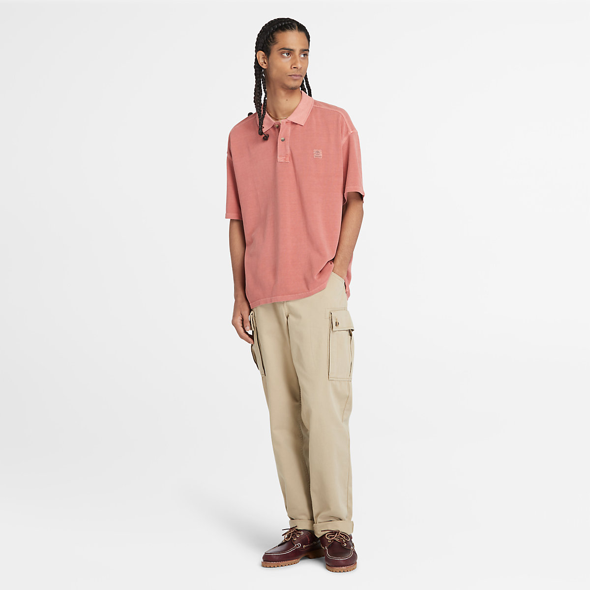 Timberland Polo Merrymack Dyed Hot Sauce - 4 Timberland Polo Merrymack Dyed Hot Sauce - 4