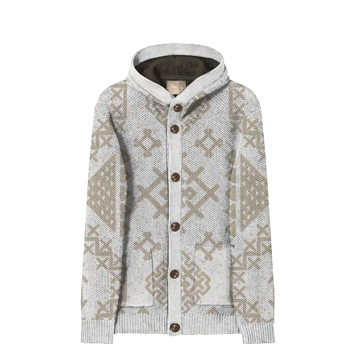 Tooco Cardigan Perù Baku Off White - 1