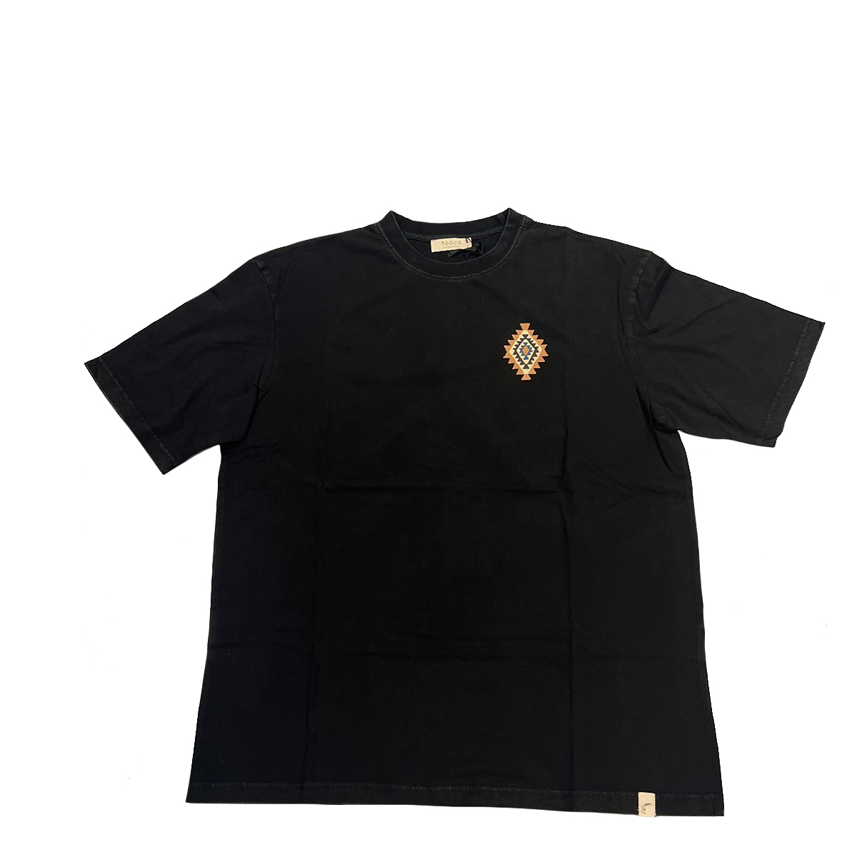 Tooco T-Shirt Inka Summer Black Washed - 1 Tooco T-Shirt Inka Summer Black Washed - 1