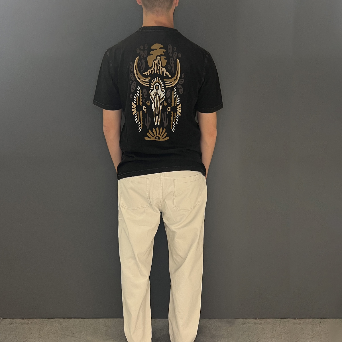 Tooco T-Shirt Skull Black Washed - 3 Tooco T-Shirt Skull Black Washed - 3