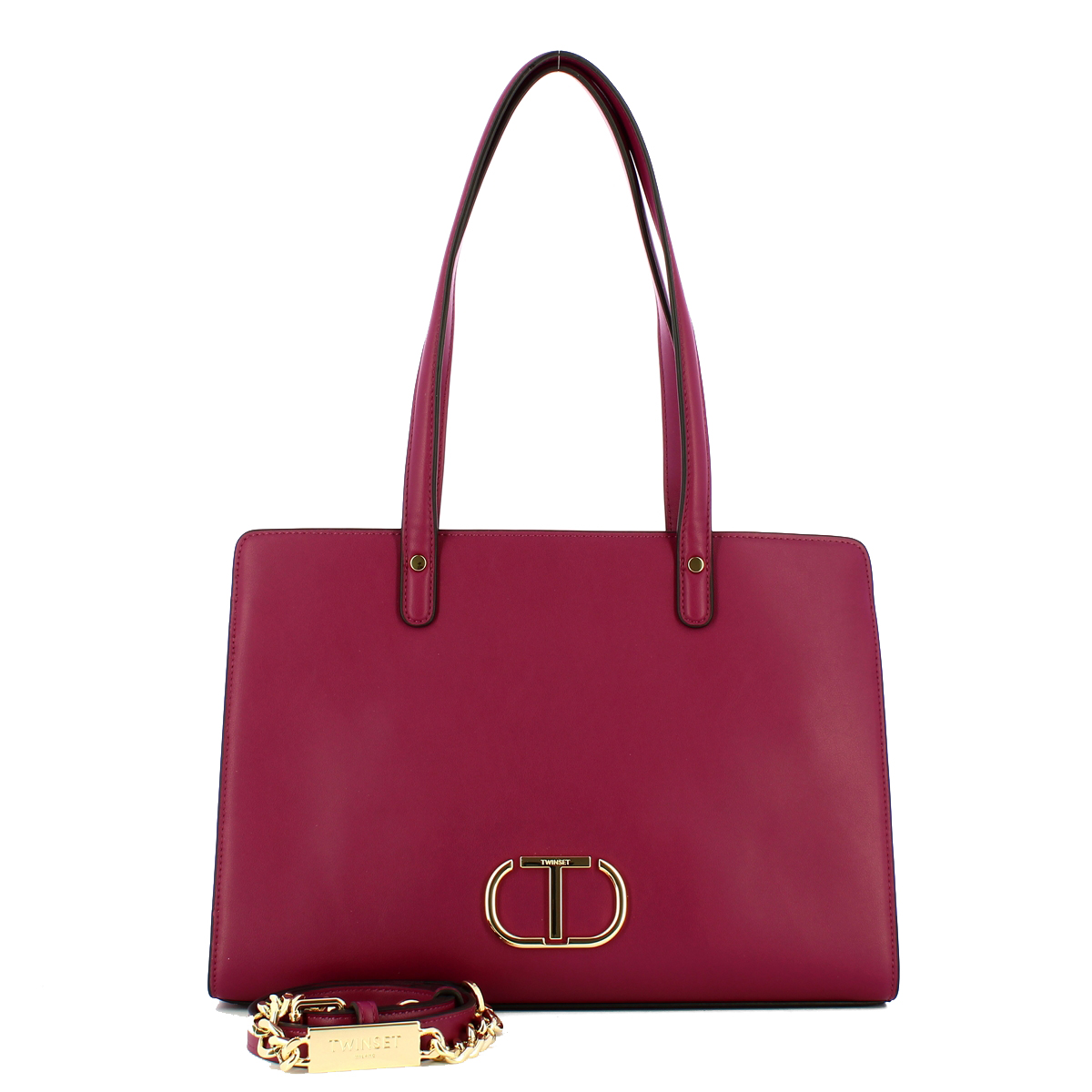Twin Set Borsa a spalla con Oval T Rasberry Radiance - 4 Twin Set Borsa a spalla con Oval T Rasberry Radiance - 4