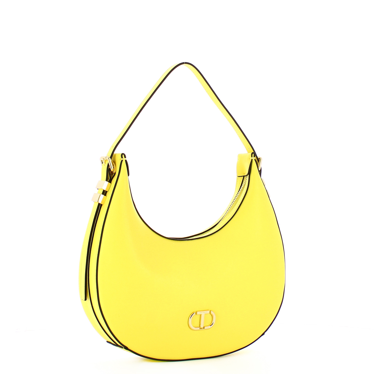 Twin Set Hobo Bag con Oval T Light Lemon - 2 Twin Set Hobo Bag con Oval T Light Lemon - 2