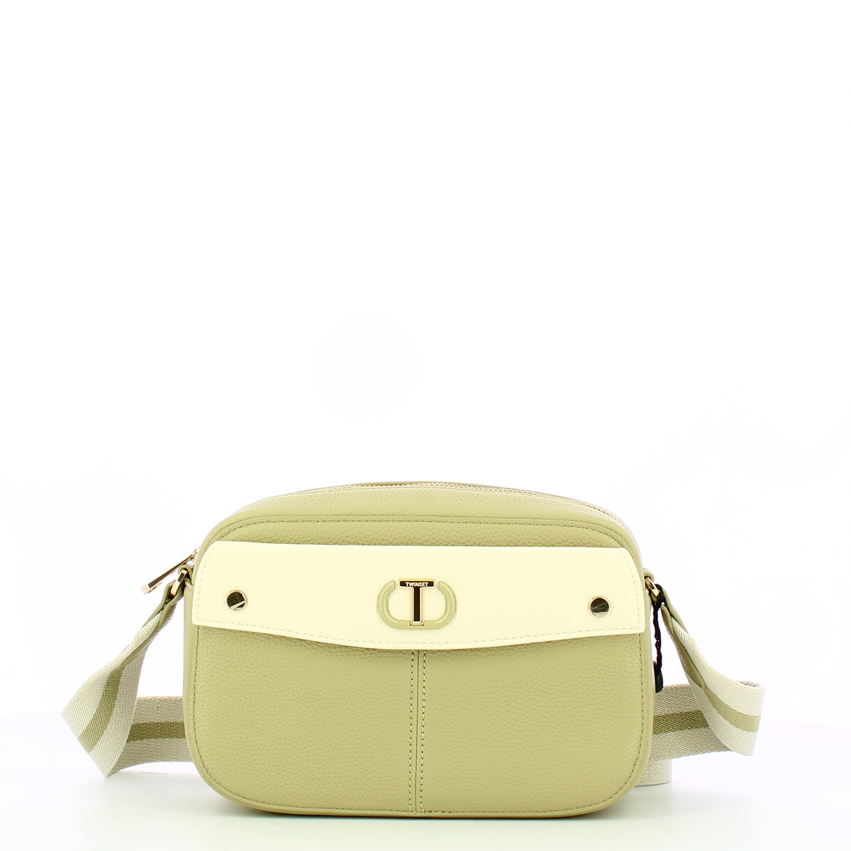 Twinset Camera Bag I'm Not A Lady Bic. Khaki Green Madreperla - 1 Twinset Camera Bag I'm Not A Lady Bic. Khaki Green Madreperla - 1