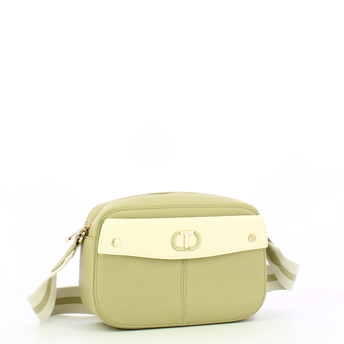 Twinset Camera Bag I'm Not A Lady Bic. Khaki Green Madreperla - 2 Twinset Camera Bag I'm Not A Lady Bic. Khaki Green Madreperla - 2