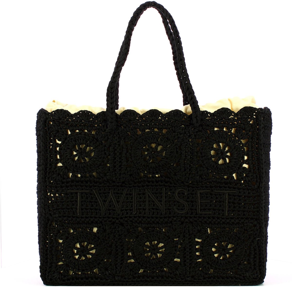 Twin Set Shopping Bag Bohemienne Nero - 1 Twin Set Shopping Bag Bohemienne Nero - 1