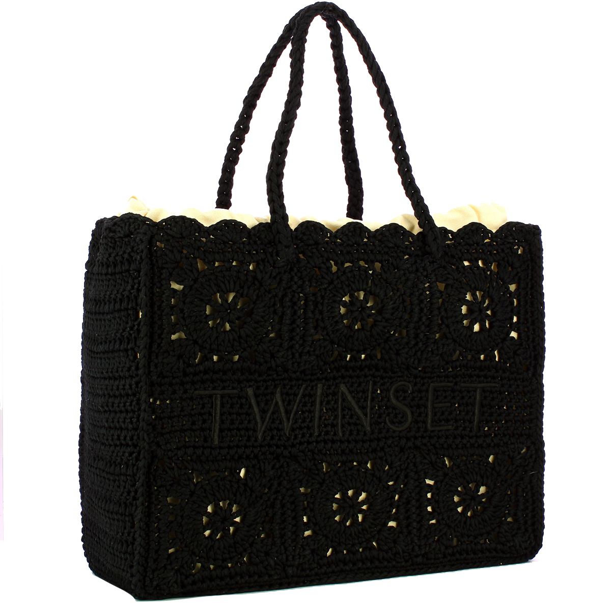 Twin Set Shopping Bag Bohemienne Nero - 2 Twin Set Shopping Bag Bohemienne Nero - 2