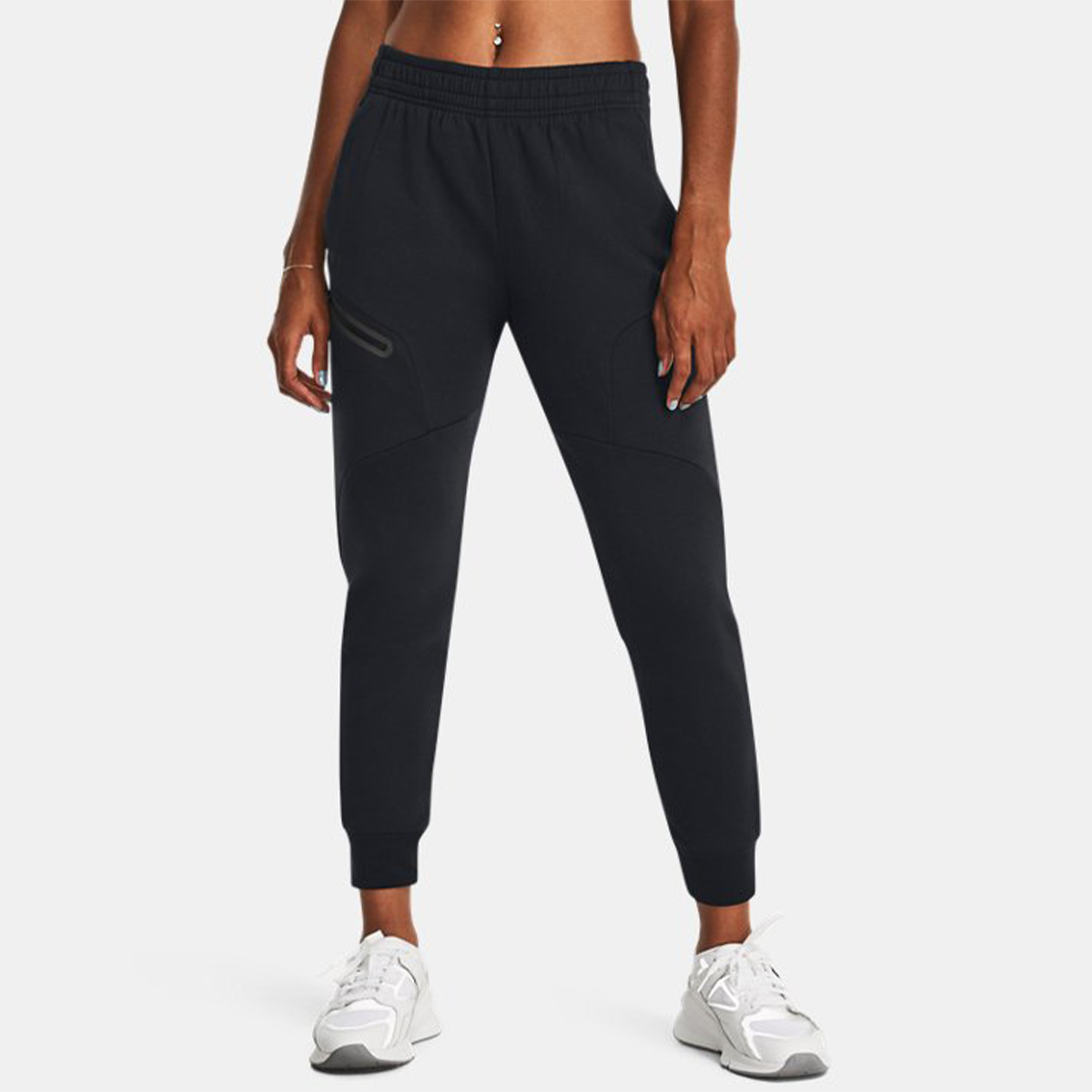 UNDE Pantaloni UA Unstoppable Fleece Black - 3