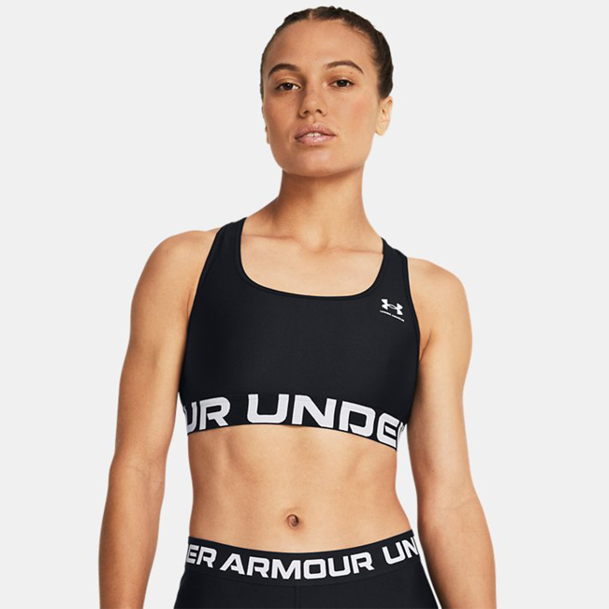 UNDE Reggiseno sportivo HeatGear Armour Mid Branded Black - 2 UNDE Reggiseno sportivo HeatGear Armour Mid Branded Black - 2