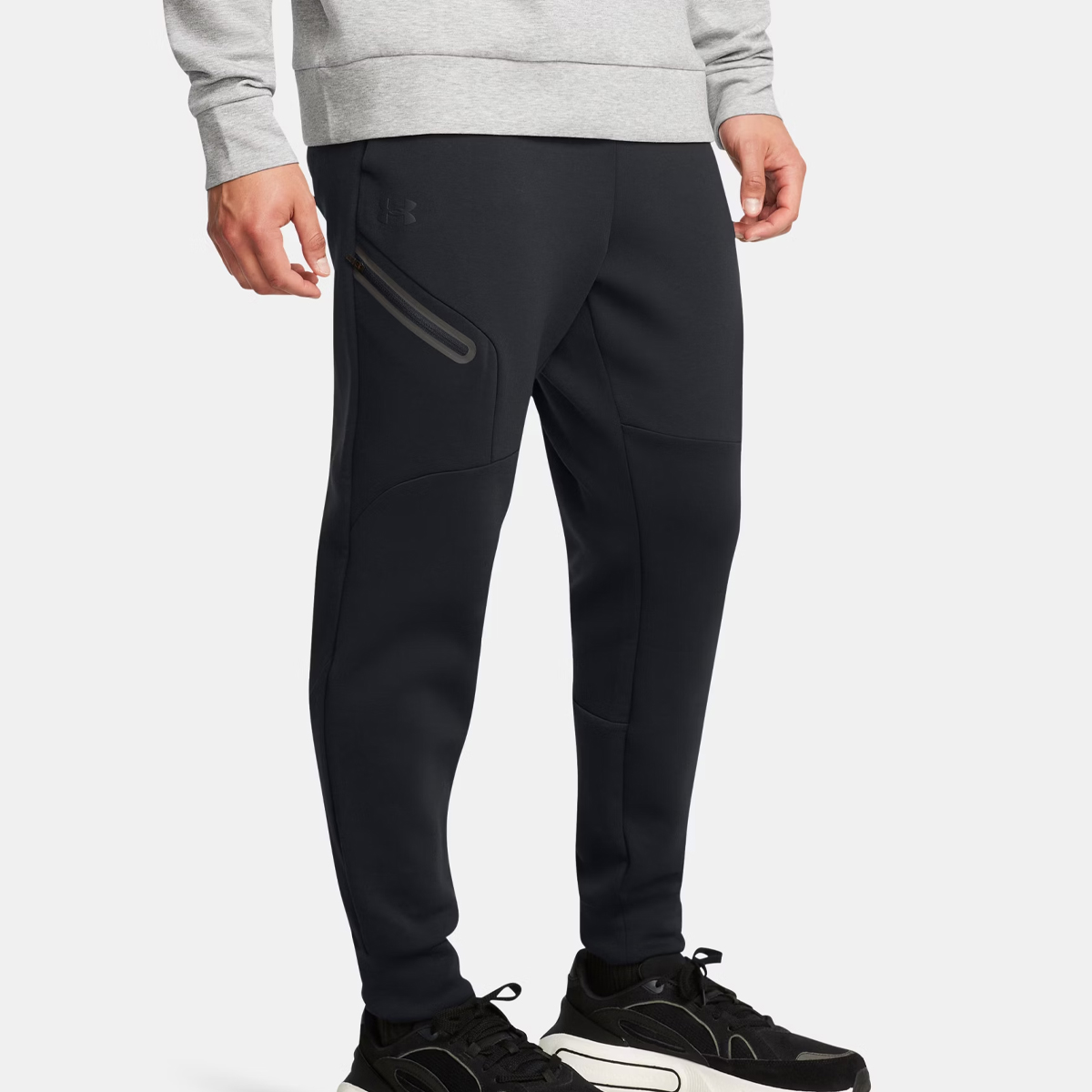 UNDE Pantaloni UA Unstoppable Fleece Black - 2 UNDE Pantaloni UA Unstoppable Fleece Black - 2