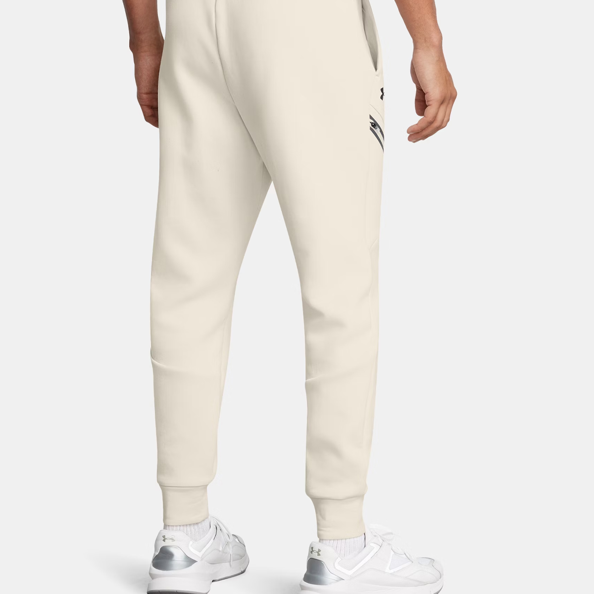 UNDE Pantaloni UA Unstoppable Fleece Summit White - 3 UNDE Pantaloni UA Unstoppable Fleece Summit White - 3