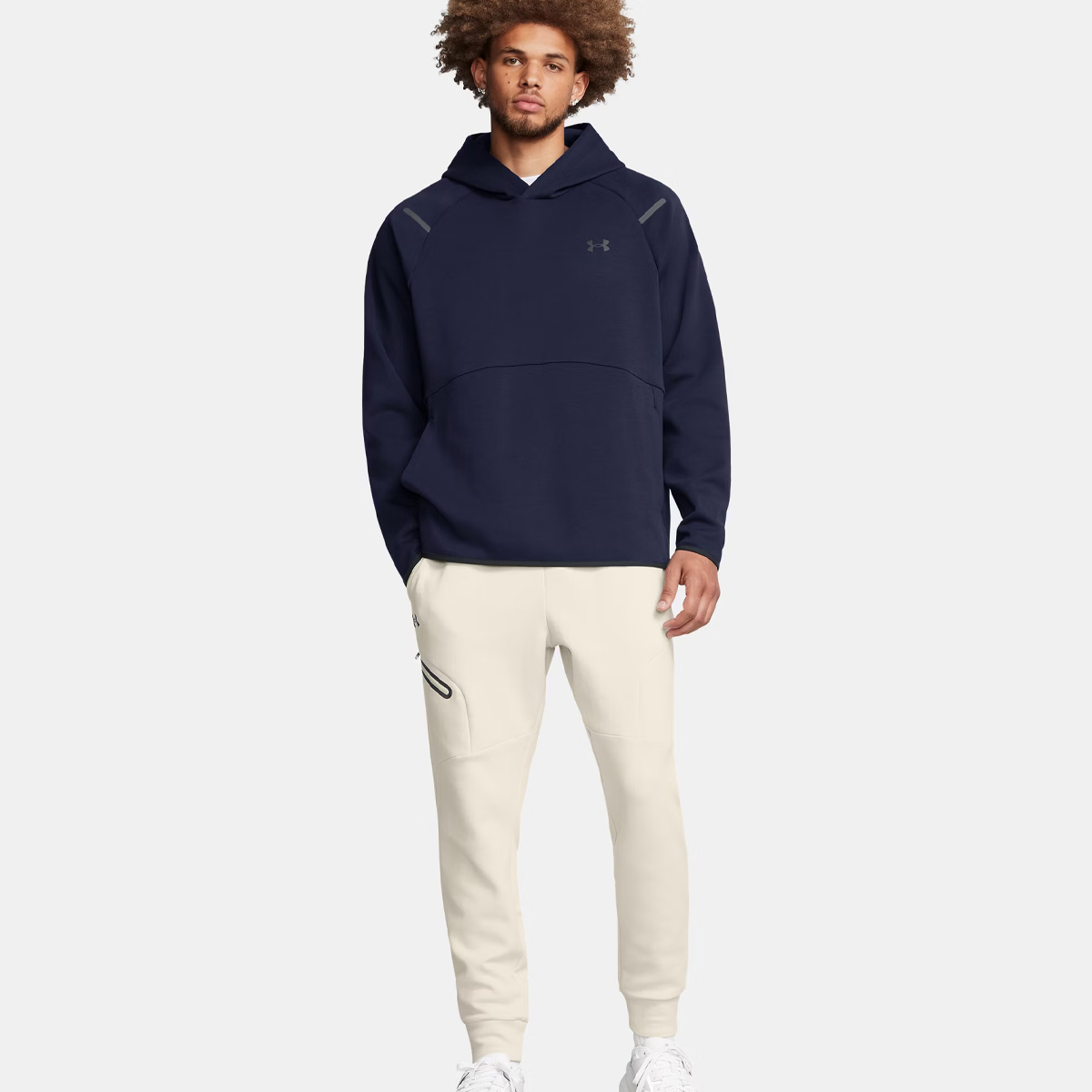 UNDE Pantaloni UA Unstoppable Fleece Summit White - 4 UNDE Pantaloni UA Unstoppable Fleece Summit White - 4
