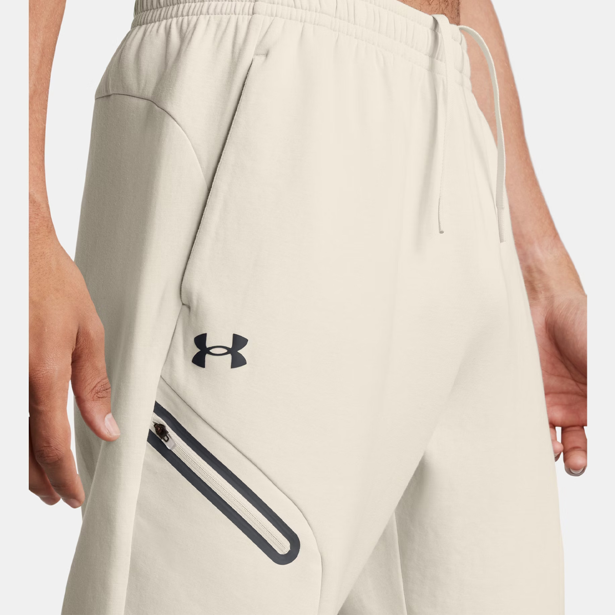 UNDE Pantaloni UA Unstoppable Fleece Summit White - 5 UNDE Pantaloni UA Unstoppable Fleece Summit White - 5