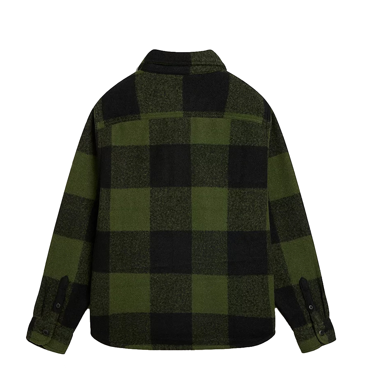VANS Shacket Denby Fuzzy Black Loden Green - 2