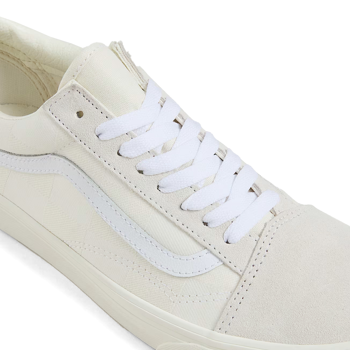 VANS Sneakers Old Skool Mono Checkerboard White - 4 VANS Sneakers Old Skool Mono Checkerboard White - 4