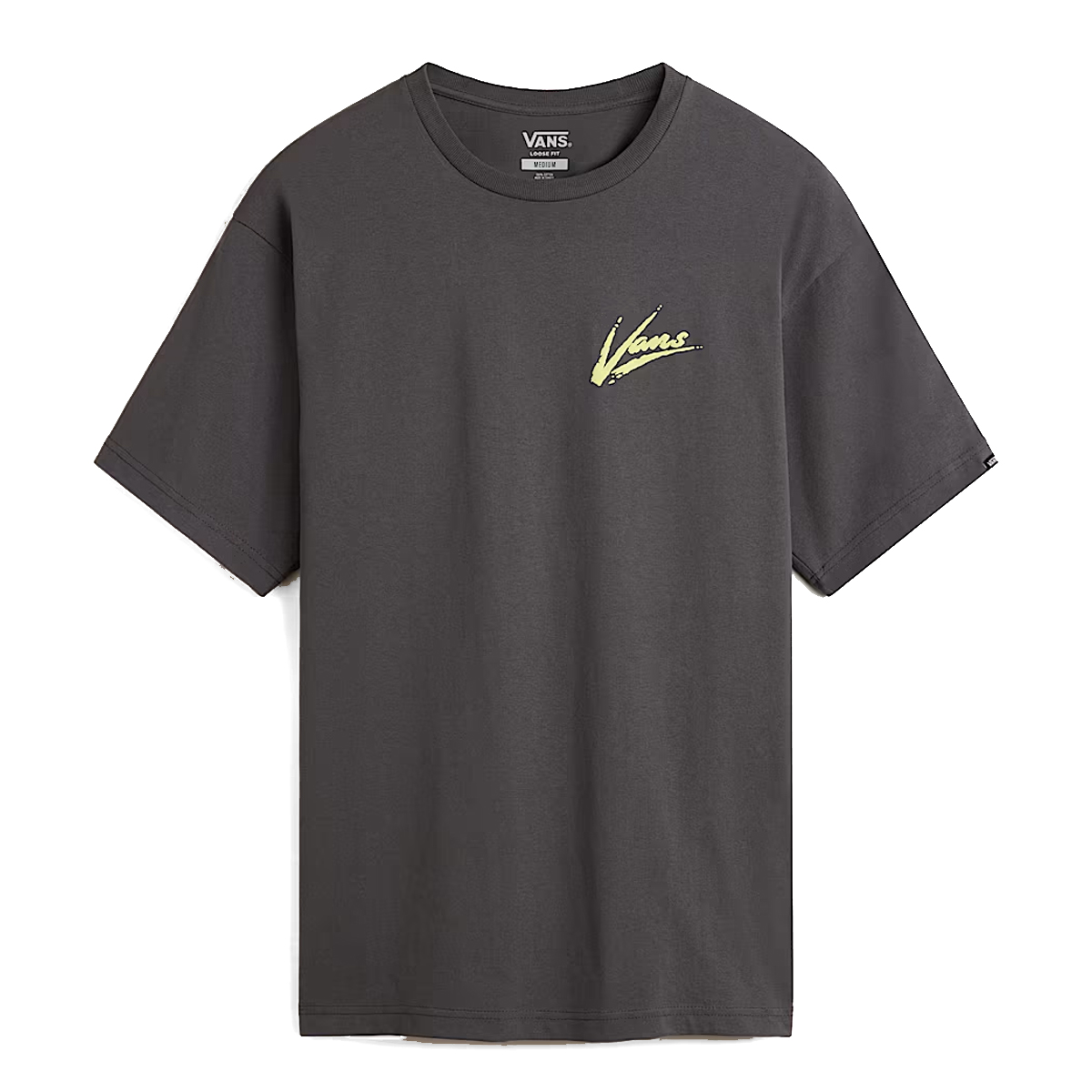 VANS T-Shirt Dettori Asphalt Shadow Lime - 1