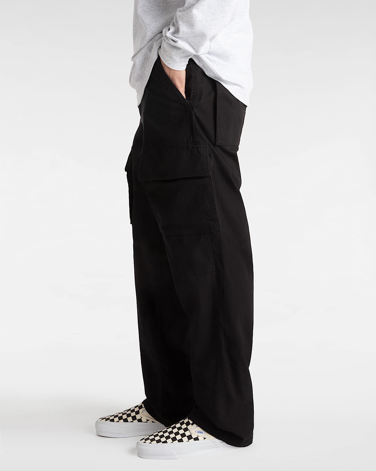 VANS Pantaloni Fatigue Cargo Loose Tapered Black - 5 VANS Pantaloni Fatigue Cargo Loose Tapered Black - 5