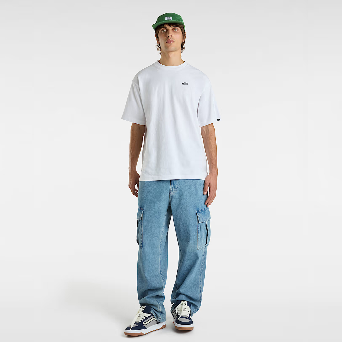VANS T-Shirt Style 76 II White Black - 5