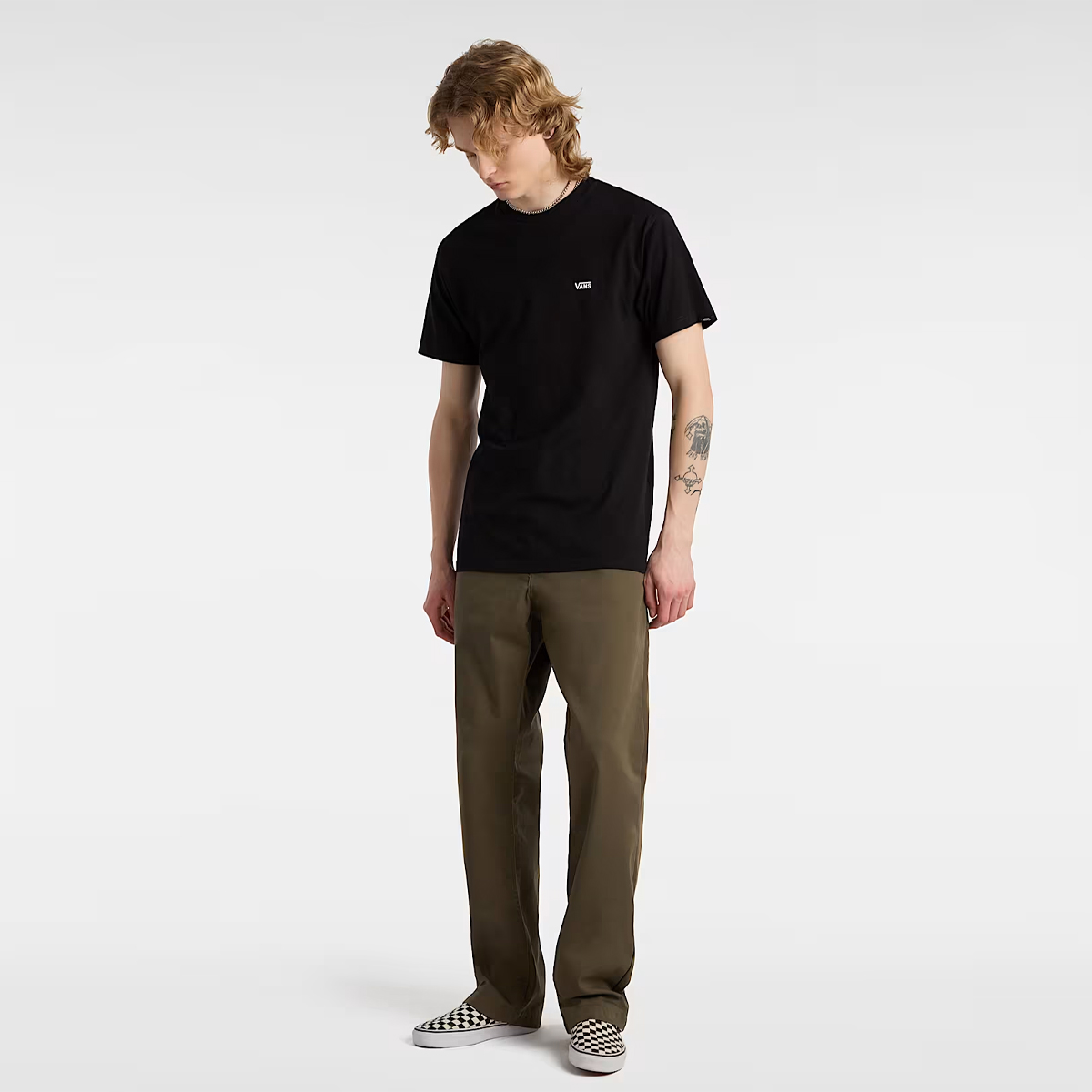 VANS T-Shirt Left Chest Logo London Fog - 5