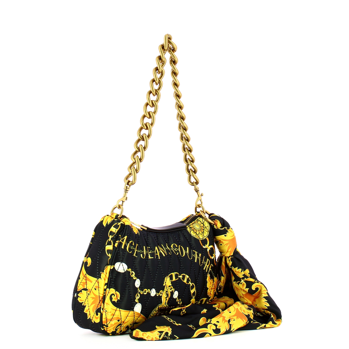 Versace Jeans Couture Borsa a spalla Thelma Soft Black Gold - 2 Versace Jeans Couture Borsa a spalla Thelma Soft Black Gold - 2