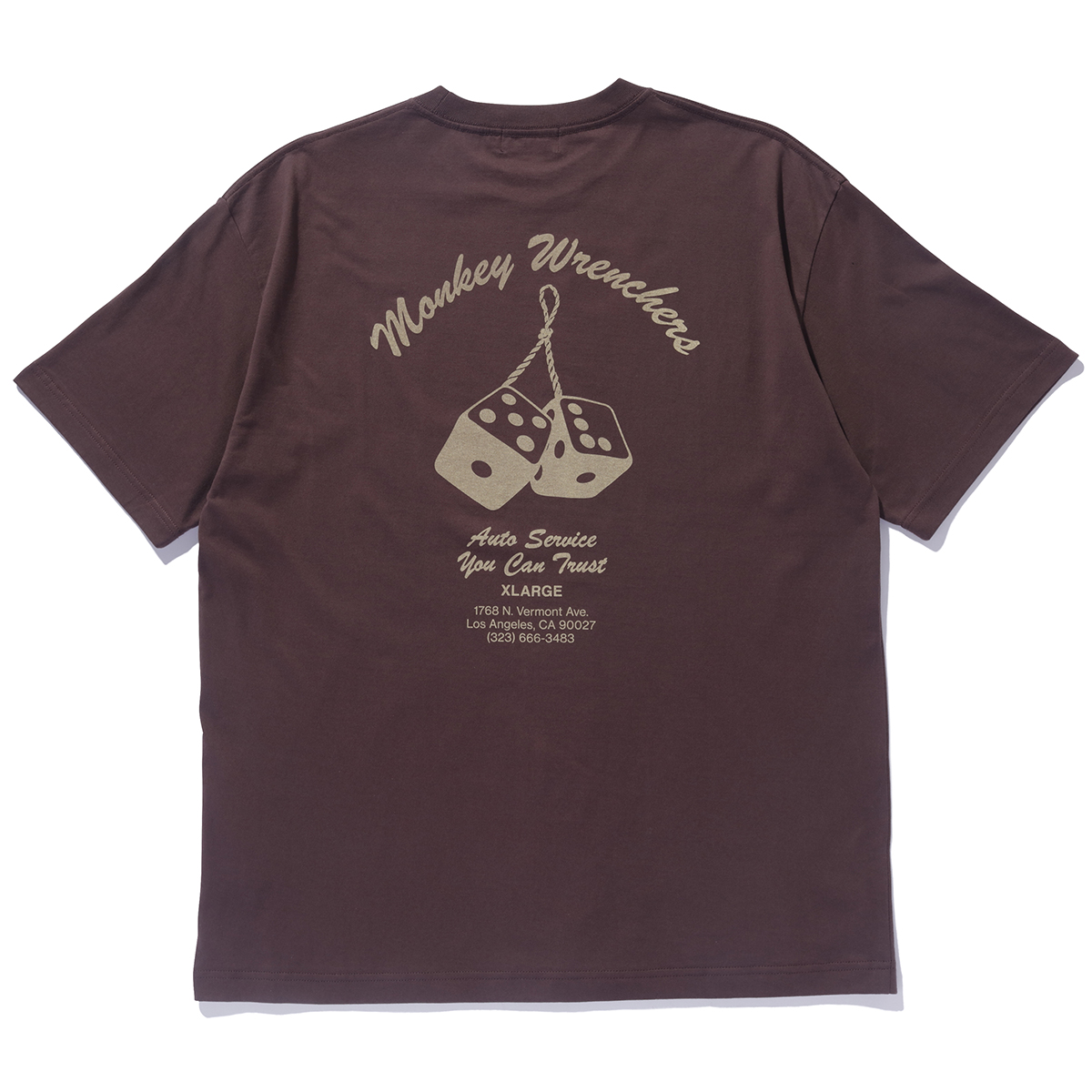 XLAR T-Shirt Monkey Wrenchers Brown - 2 XLAR T-Shirt Monkey Wrenchers Brown - 2