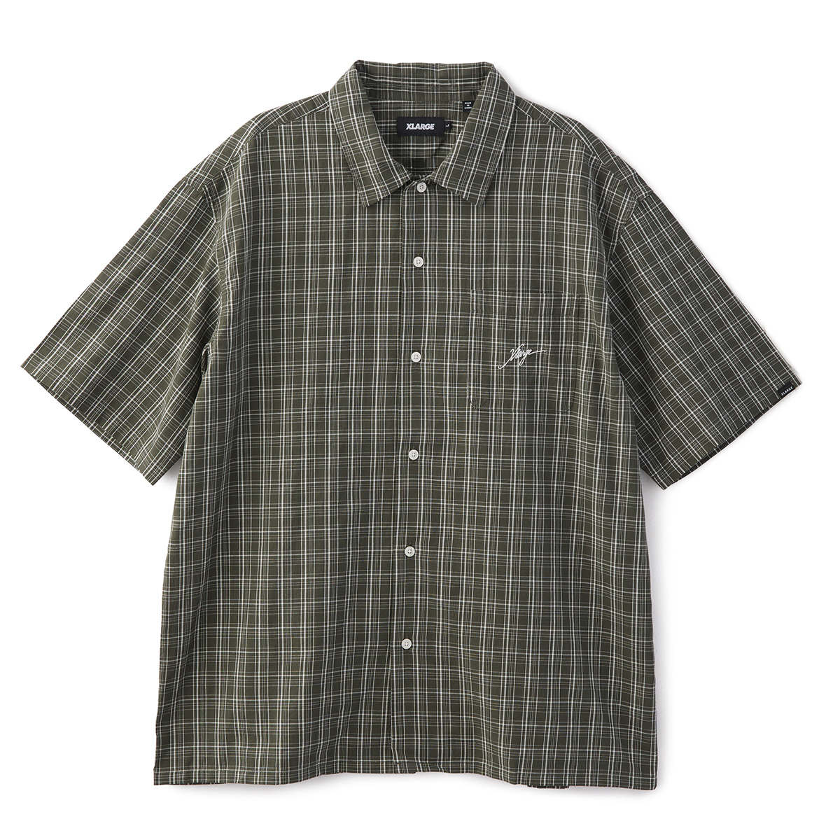 XLAR Camicia Embroidered Olive - 1 XLAR Camicia Embroidered Olive - 1