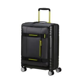 American Tourister Bagaglio a mano Hello Cabin Spinner 55 cm Black Lime - 1