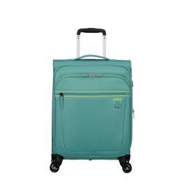 American Tourister Bagaglio a mano Trolley Cabina Aerospin Spinner Exp. 55 cm Dusty Turquoise - 1