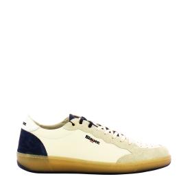 Blauer Sneakers Murray 01 suede White Navy - 1
