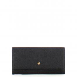 Borbonese Portafoglio Large RFID in Nylon Riciclato Dark Black - 1