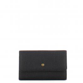 Borbonese Portafoglio Medium RFID in Nylon Riciclato Dark Black - 1