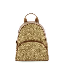 Borbonese Zaino Medium Beige Marrone - 1