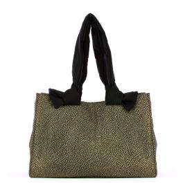 Borbonese Shopper Lover Large OP Naturale Nero - 1