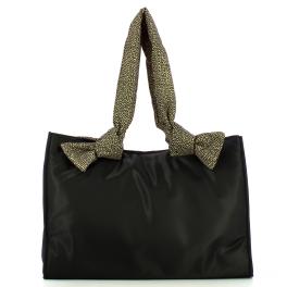 Borbonese Borsa Shopping L Nero OP Naturale - 1