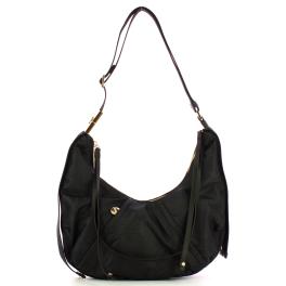 Borbonese Borsa Hobo Small Dark Black - 1