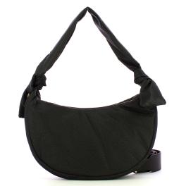 Borbonese Borsa a spalla Hobo Lover Medium Dark Black - 1