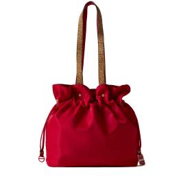 Borbonese Borsa Shopping M Borgogna Op Naturale - 1