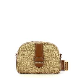 Borbonese Camera Case Eclipse Small Beige Marrone - 1