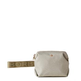 Borbonese Kaki Beauty Case made of Recycled Nylon - 1