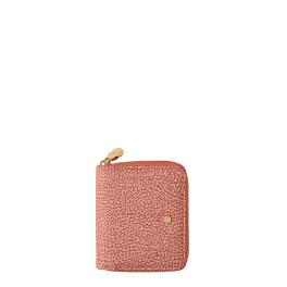Borbonese Zip Around Medium Wallet with RFID made of Lipstick Recycled Nylon - 1
