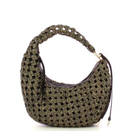 Borbonese Hobo La Nido Mini OP Naturale Nero - 1