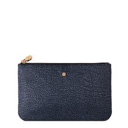 Borbonese Denim Pouch made of Recycled Nylon - 1