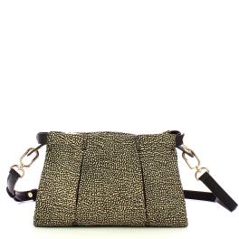 Borbonese Tracolla Cross Over Small OP Naturale Nero - 1