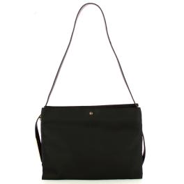 Borbonese Borsa a spalla Hobo S Nero OP Naturale - 1