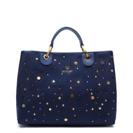 Braccialini Beth Strass Blu Handbag - 1