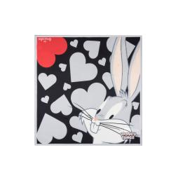Braccialini Foulard Quadrato Looney Tunes Nero - 1