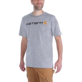 Carhartt T-Shirt Core Logo Heather Grey - 1